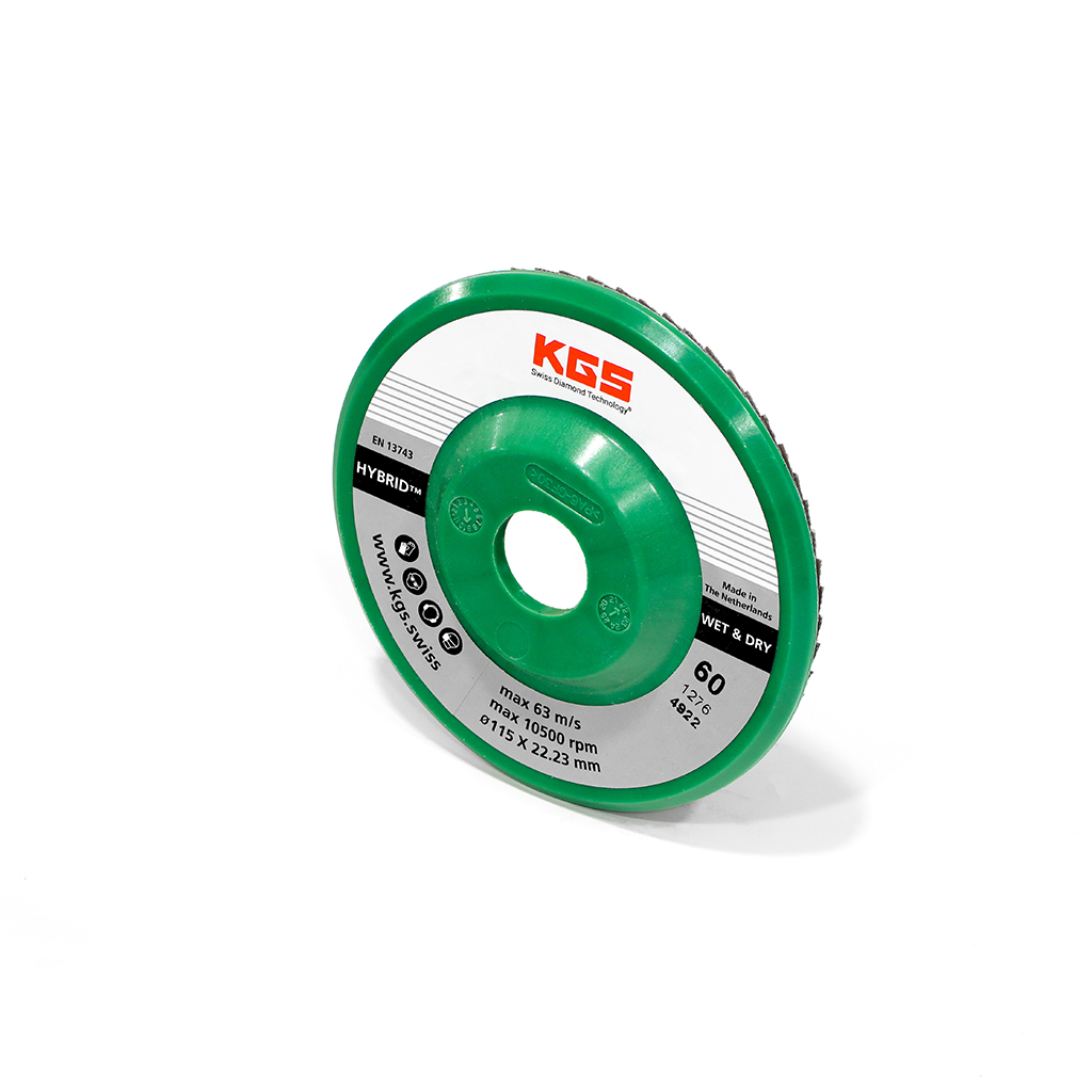 PN.01.10.113-Flap 60-arka KGS Hibrit Flap Disk Ø115 GN-60 - Görsel 2